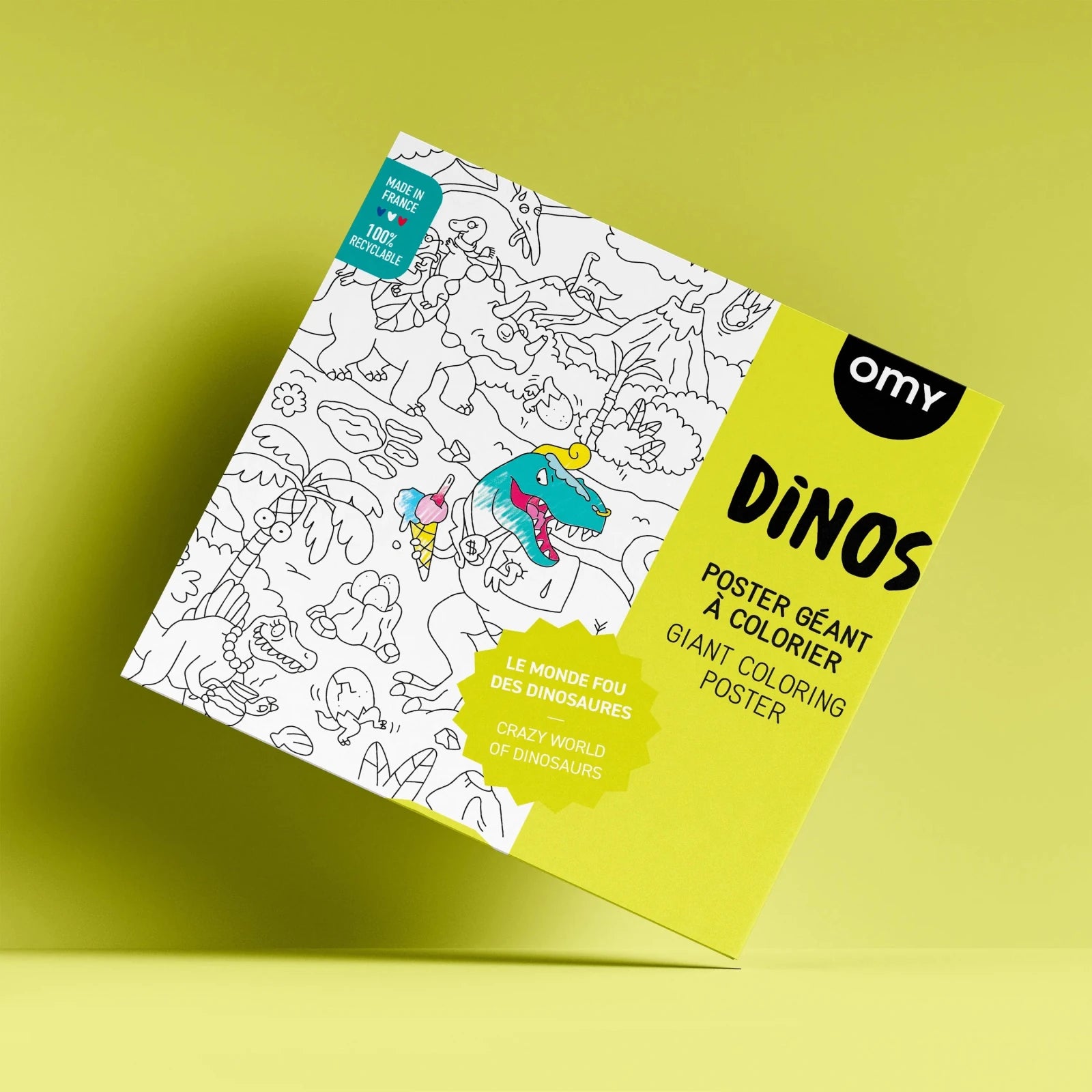OMY - Riesenposter • Dinos - ROSA ECK
