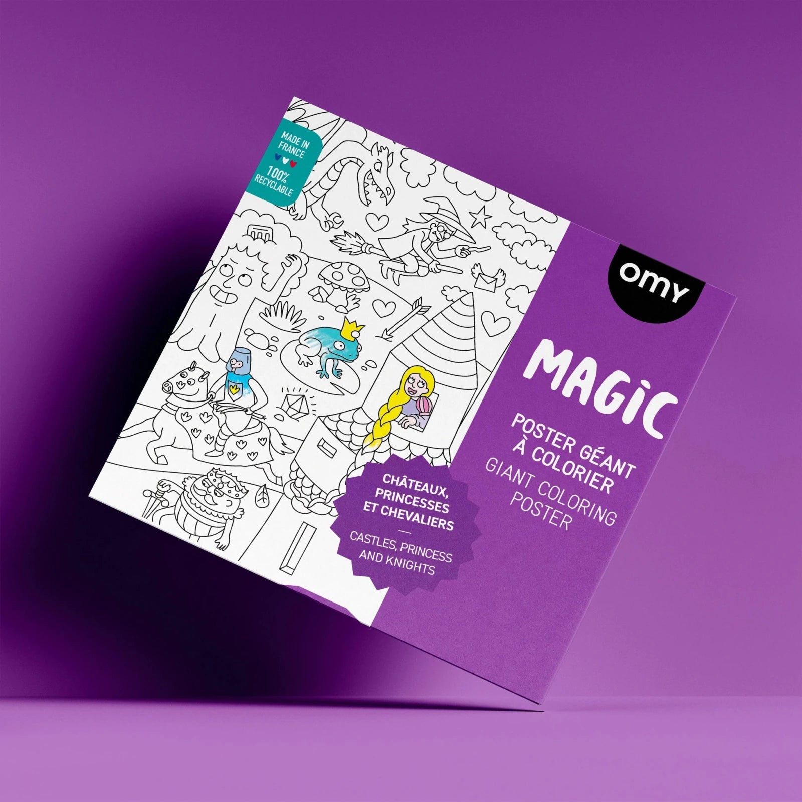 OMY - Riesenposter • Magic - ROSA ECK