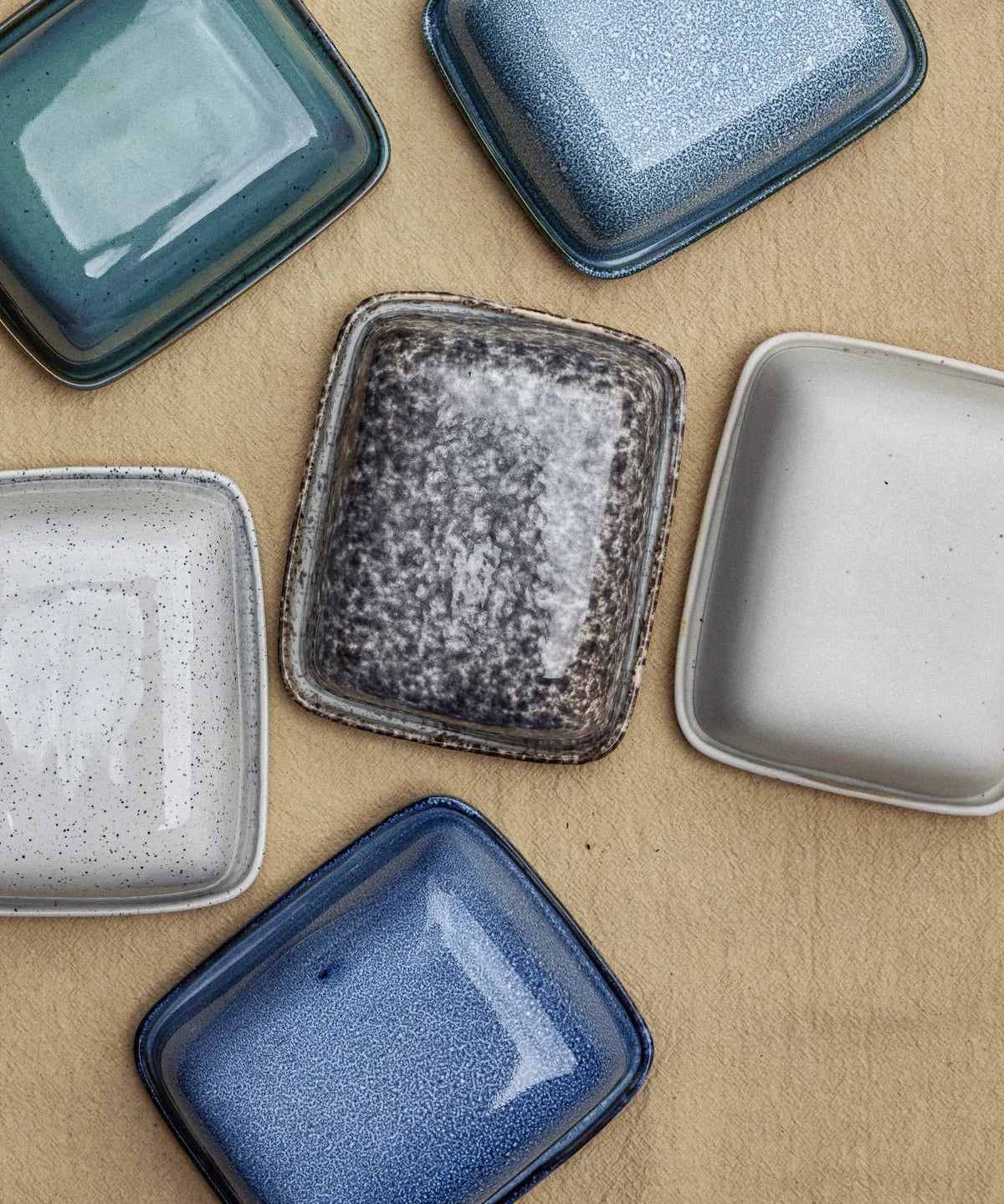 onomao - MANTEIGA Butterdose Naturweiß - Butterdose - ROSA ECK