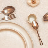 onomao - TRADITIONELL Espressobecher • Naturweiß Dipped - Espressotasse - ROSA ECK