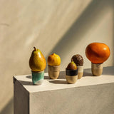 onomao - TRADITIONELL Espressobecher • Naturweiß Dipped - Espressotasse - ROSA ECK