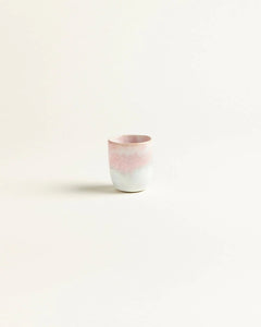 onomao - TRADITIONELL Espressobecher Rosé Dipped - ROSA ECK - Becher, Rosa,