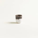 onomao - TRADITIONELL Espressobecher • Steingrau Dipped - Espressotasse - ROSA ECK