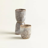 onomao - TRADITIONELL Espressobecher • Steingrau - Espressotasse - ROSA ECK