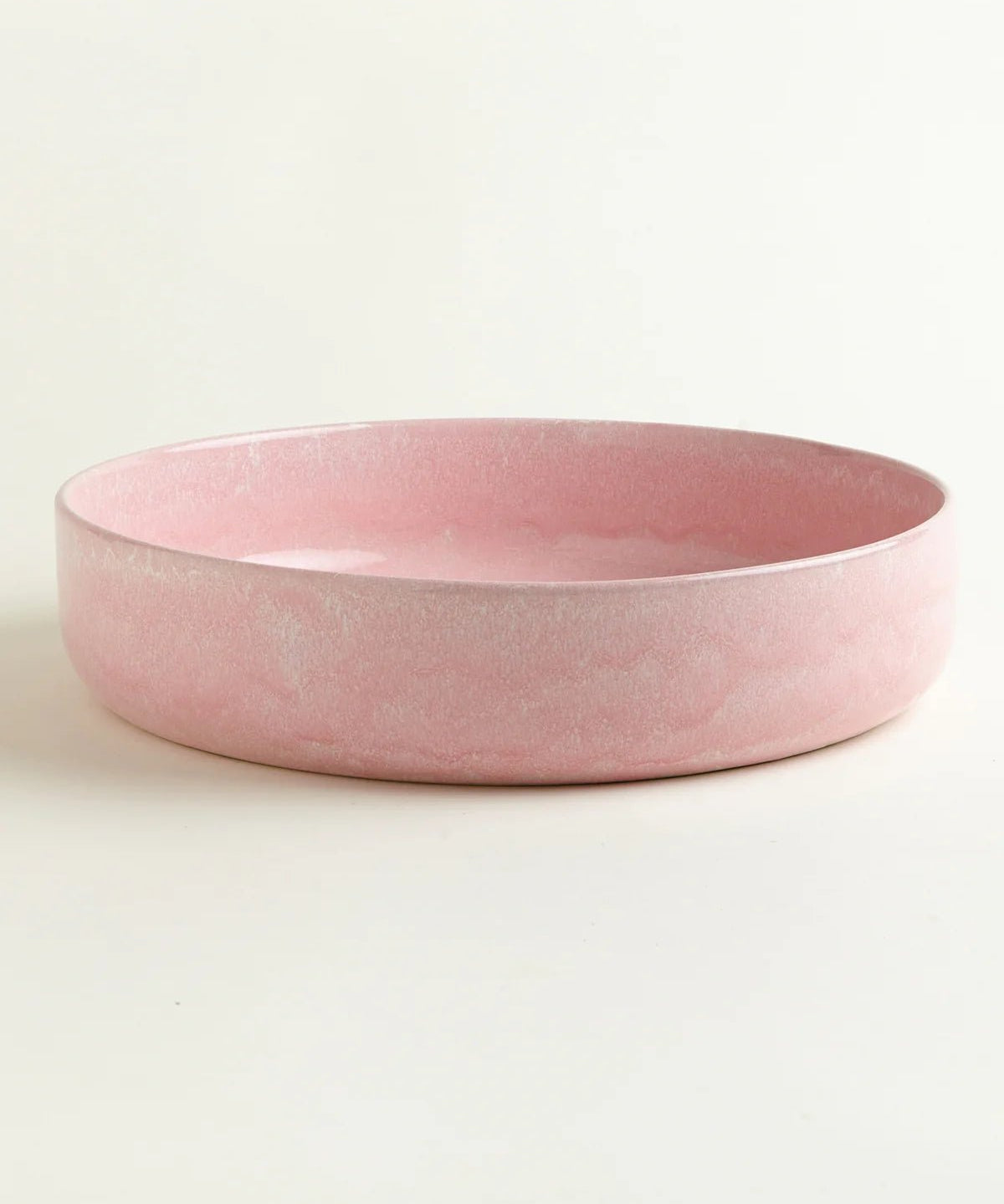 onomao - TRADITIONELL Große Schale (⌀ 30 cm) Rosé Vollfarben - ROSA ECK - Rosa, Schüssel,