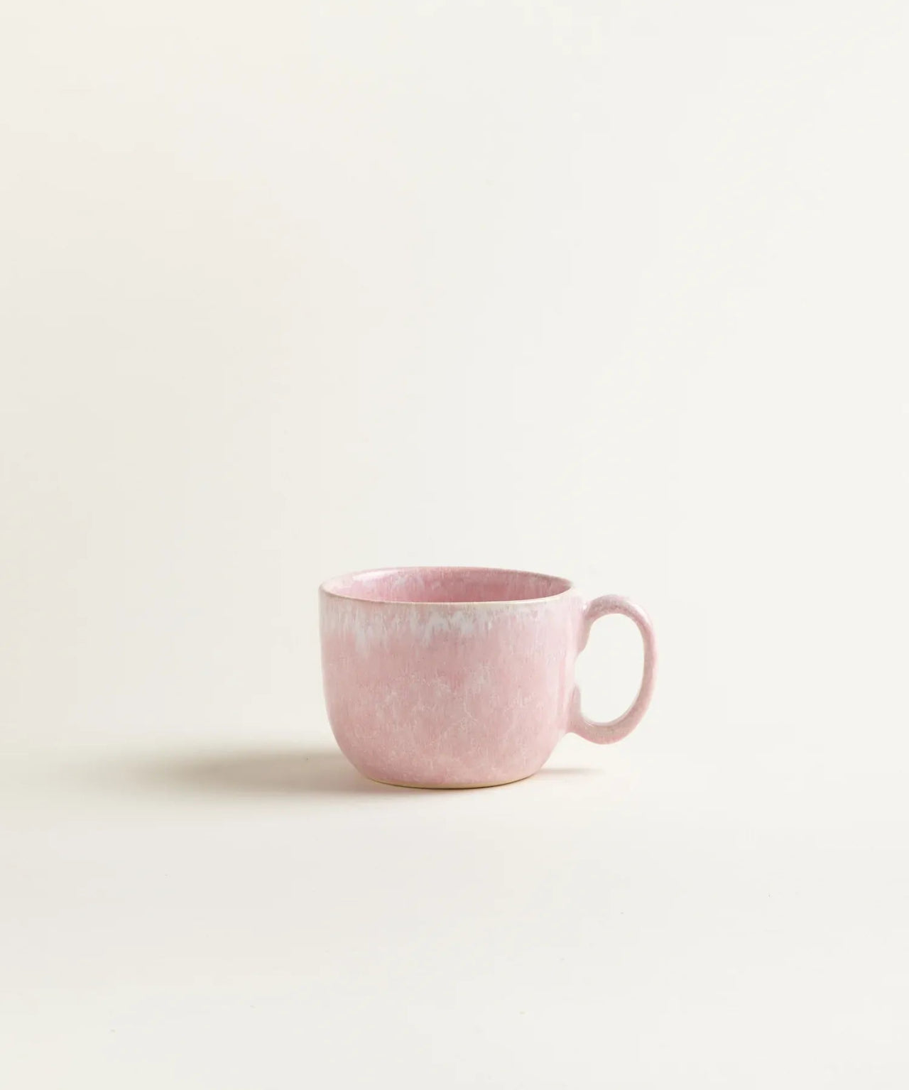 onomao - TRADITIONELL Große Tasse (550 ml) • Rosa - Kaffee - und Teetasse - ROSA ECK