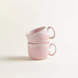 onomao - TRADITIONELL Große Tasse (550 ml) • Rosa - Kaffee - und Teetasse - ROSA ECK