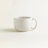 onomao - TRADITIONELL Große Tasse (550 ml) Sand - ROSA ECK - Beige, Weiß,