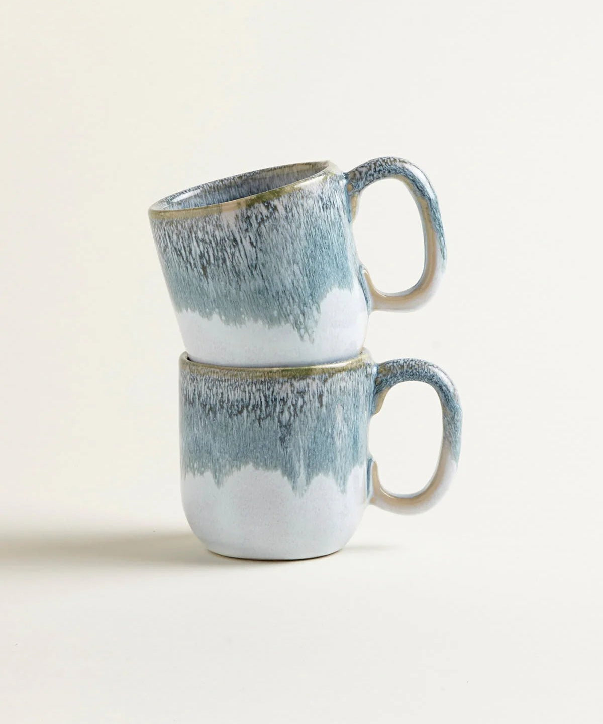 onomao - TRADITIONELL Kleine Tasse (350 ml) Teal Dipped - ROSA ECK - , ,