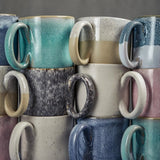 onomao - TRADITIONELL Kleine Tasse (350 ml) Teal Dipped - ROSA ECK - , ,