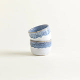 onomao - TRADITIONELL Kleiner Becher (150 ml) • Graublau Dipped - Kaffee - und Teetasse - ROSA ECK Concept Store