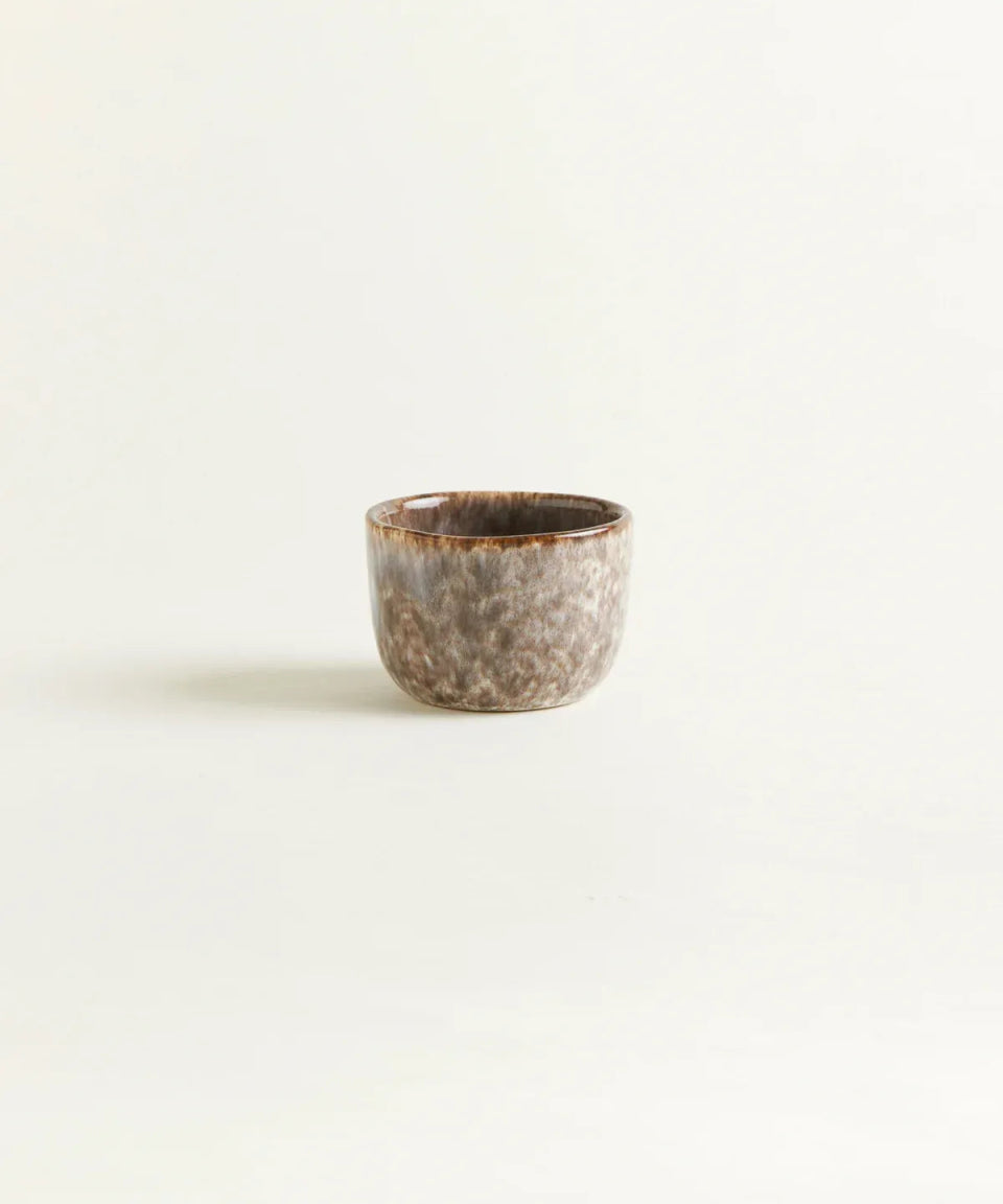 onomao - TRADITIONELL Kleiner Becher (150 ml) • Steingrau - Kaffee - und Teetasse - ROSA ECK Concept Store