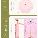 Original Duckhead - Regenschirm mit Entenkopf • Barbie Pink - ROSA ECK