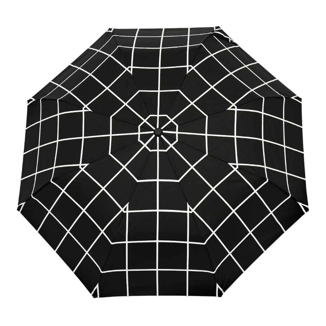 Original Duckhead - Regenschirm mit Entenkopf • Black Grid - Regenschirm - ROSA ECK Concept Store