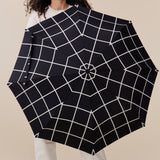 Original Duckhead - Regenschirm mit Entenkopf • Black Grid - Regenschirm - ROSA ECK Concept Store