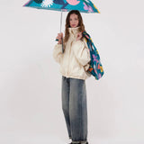 Original Duckhead - Regenschirm mit Entenkopf • Bloom Blue - ROSA ECK