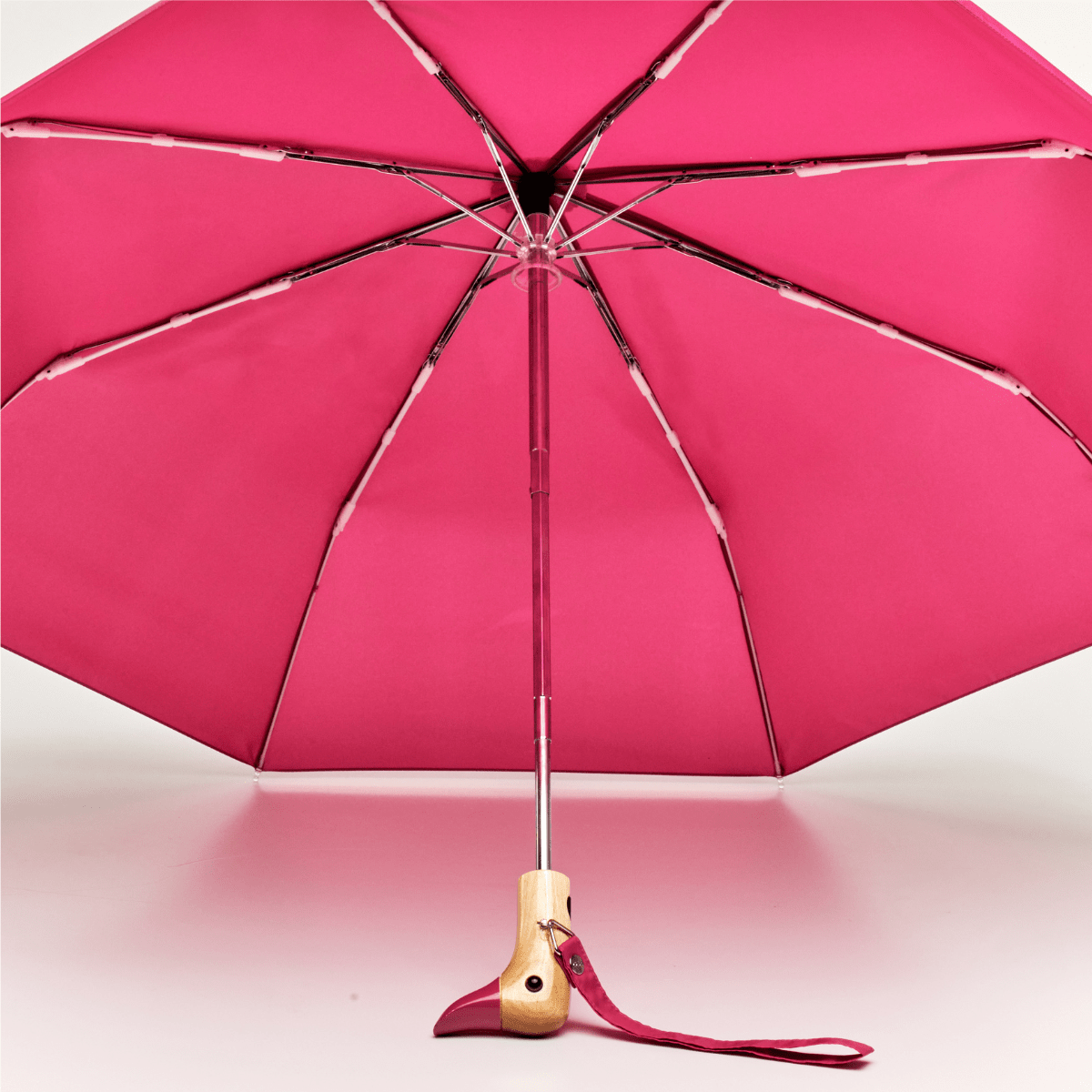Original Duckhead - Regenschirm mit Entenkopf • Bonbon Fuchsia - ROSA ECK