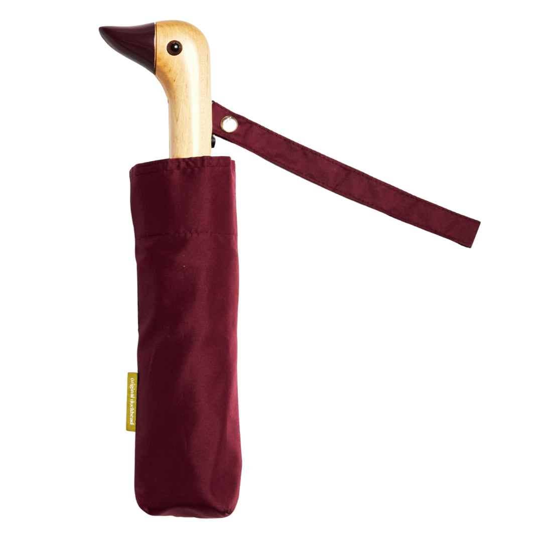 Original Duckhead - Regenschirm mit Entenkopf • Cherry - Regenschirm - ROSA ECK