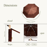 Original Duckhead - Regenschirm mit Entenkopf • Espresso Brown - ROSA ECK