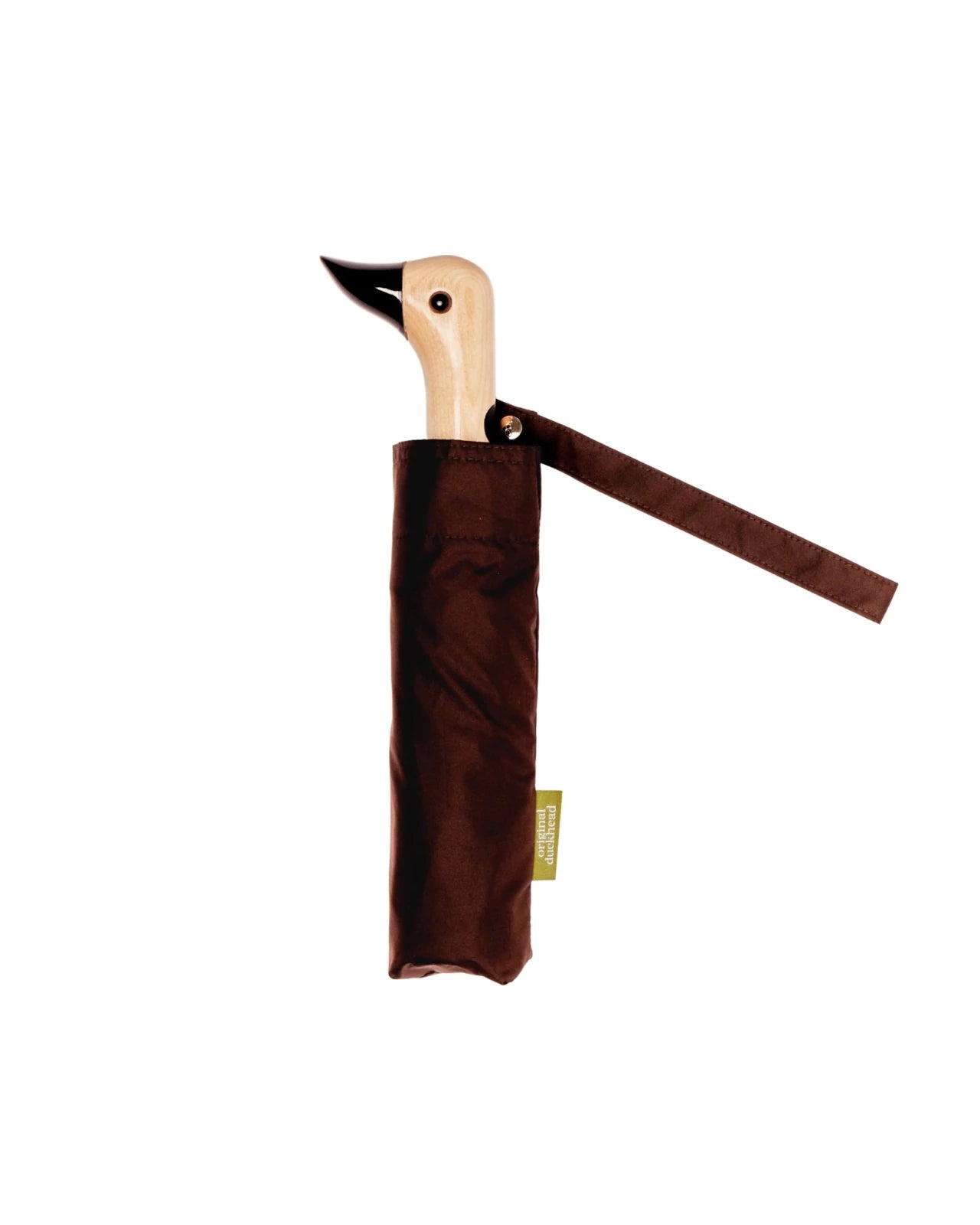 Original Duckhead - Regenschirm mit Entenkopf • Espresso Brown - ROSA ECK