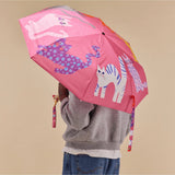 Original Duckhead - Regenschirm mit Entenkopf • Fuchsia Arty Cats - ROSA ECK