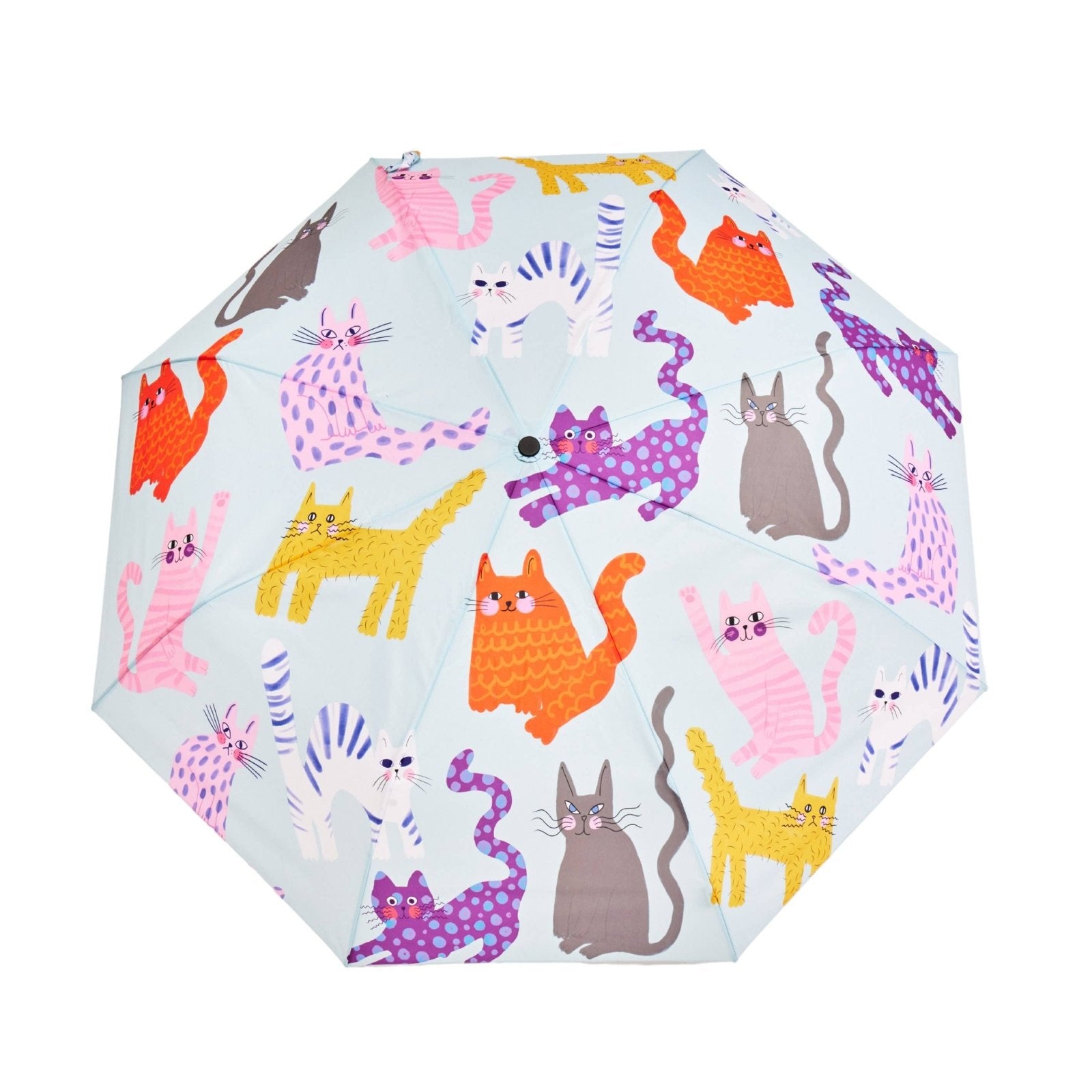 Original Duckhead - Regenschirm mit Entenkopf • Ice Arty Cats - Regenschirm - ROSA ECK