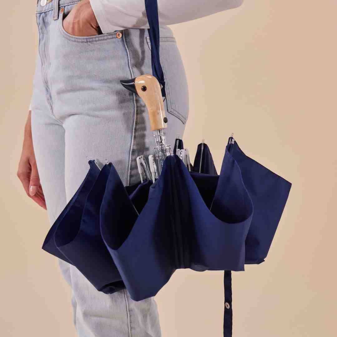 Original Duckhead - Regenschirm mit Entenkopf • Navy - Regenschirm - ROSA ECK Concept Store