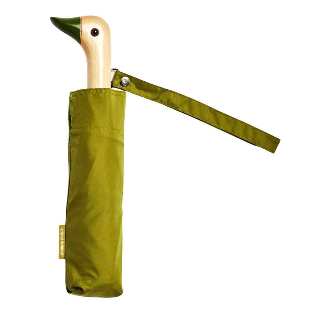 Original Duckhead - Regenschirm mit Entenkopf • Olive - Regenschirm - ROSA ECK Concept Store