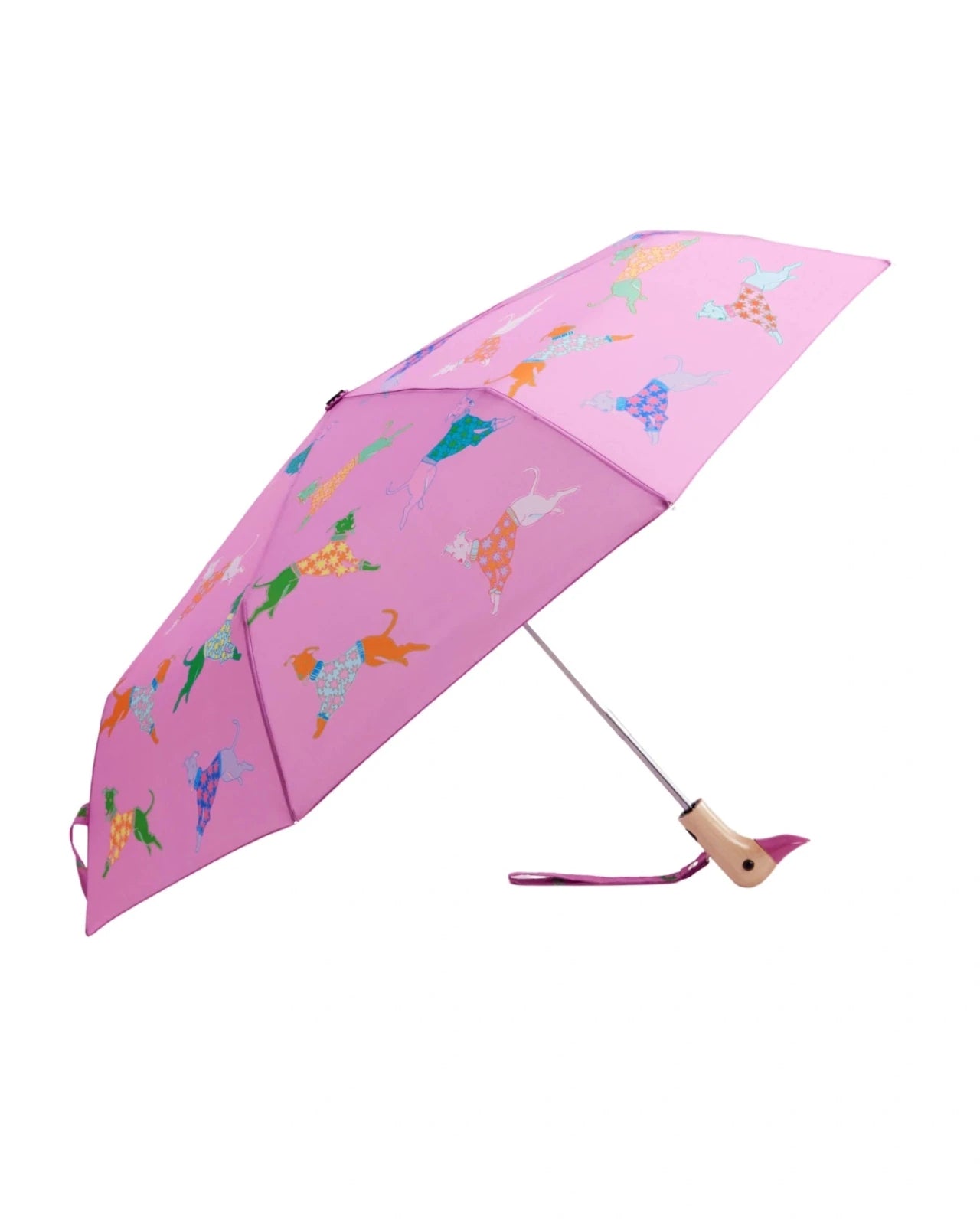 Original Duckhead - Regenschirm mit Entenkopf • Pink Whippet - ROSA ECK