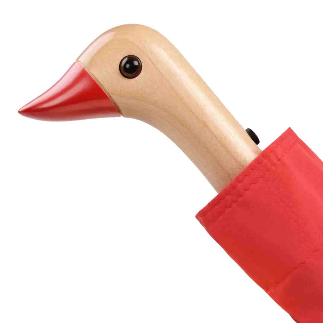 Original Duckhead - Regenschirm mit Entenkopf • Tomato Red - Regenschirm - ROSA ECK Concept Store