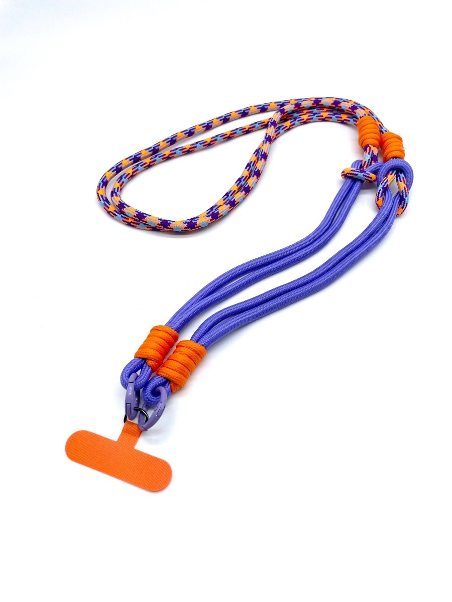 Parsley & Pepper - PORTOFINO 40 Handykette lang • Lila/Orange - ROSA ECK Concept Store