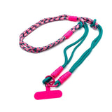 Parsley & Pepper - PORTOFINO 43 Handykette lang • Türkis/Pink - ROSA ECK Concept Store