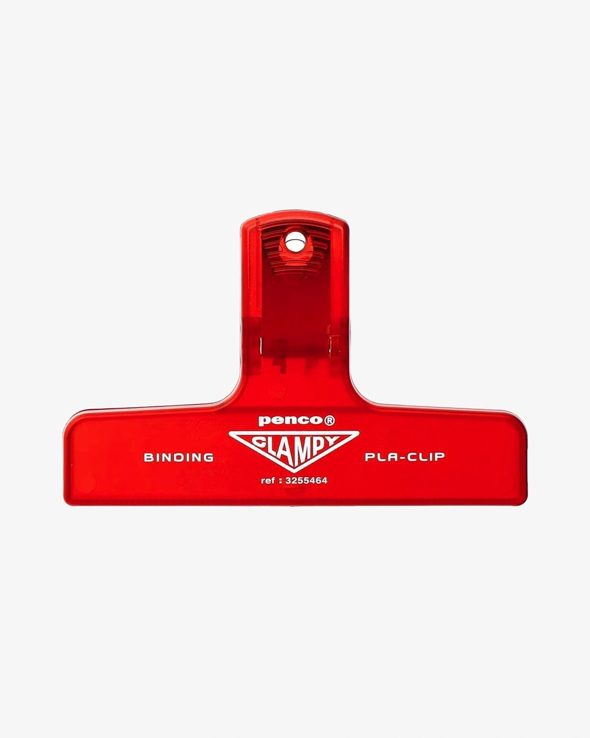 Penco - CLAMPY Große Papierklammer • Clear Red - ROSA ECK