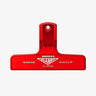 Penco - CLAMPY Große Papierklammer • Clear Red - ROSA ECK