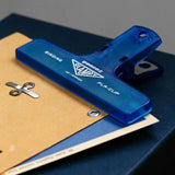 Penco - CLAMPY Große Papierklammer • Glitter Orange - ROSA ECK