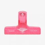Penco - CLAMPY Große Papierklammer • Glitter Pink - ROSA ECK