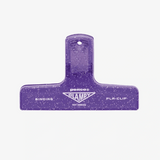 Penco - CLAMPY Große Papierklammer • Glitter Purple - ROSA ECK