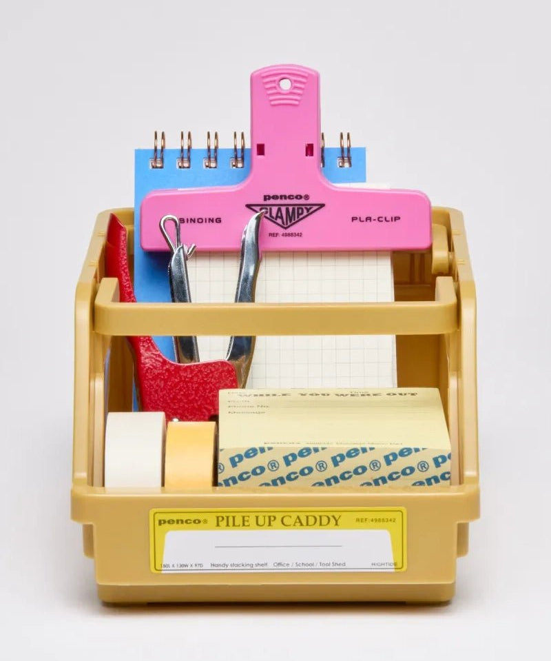 Penco - CLAMPY Große Papierklammer • Pink - ROSA ECK