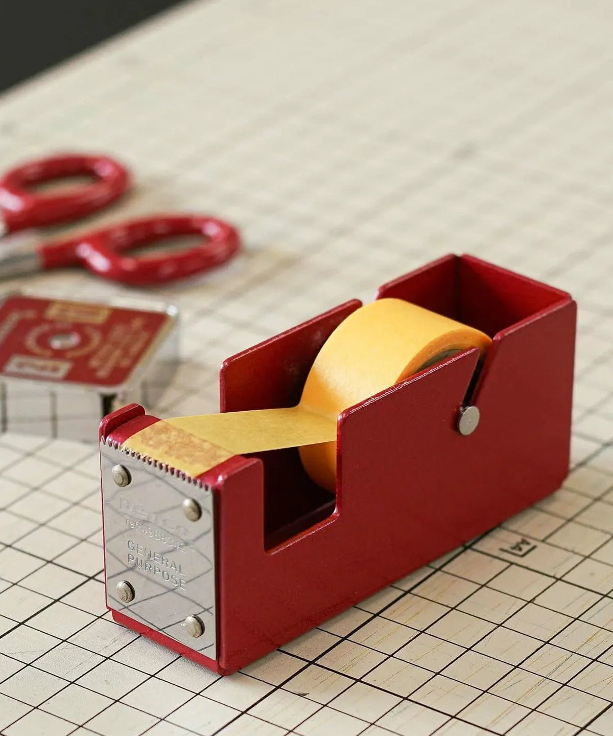 Penco - Mini - Klebebandabroller (S) • Red - ROSA ECK