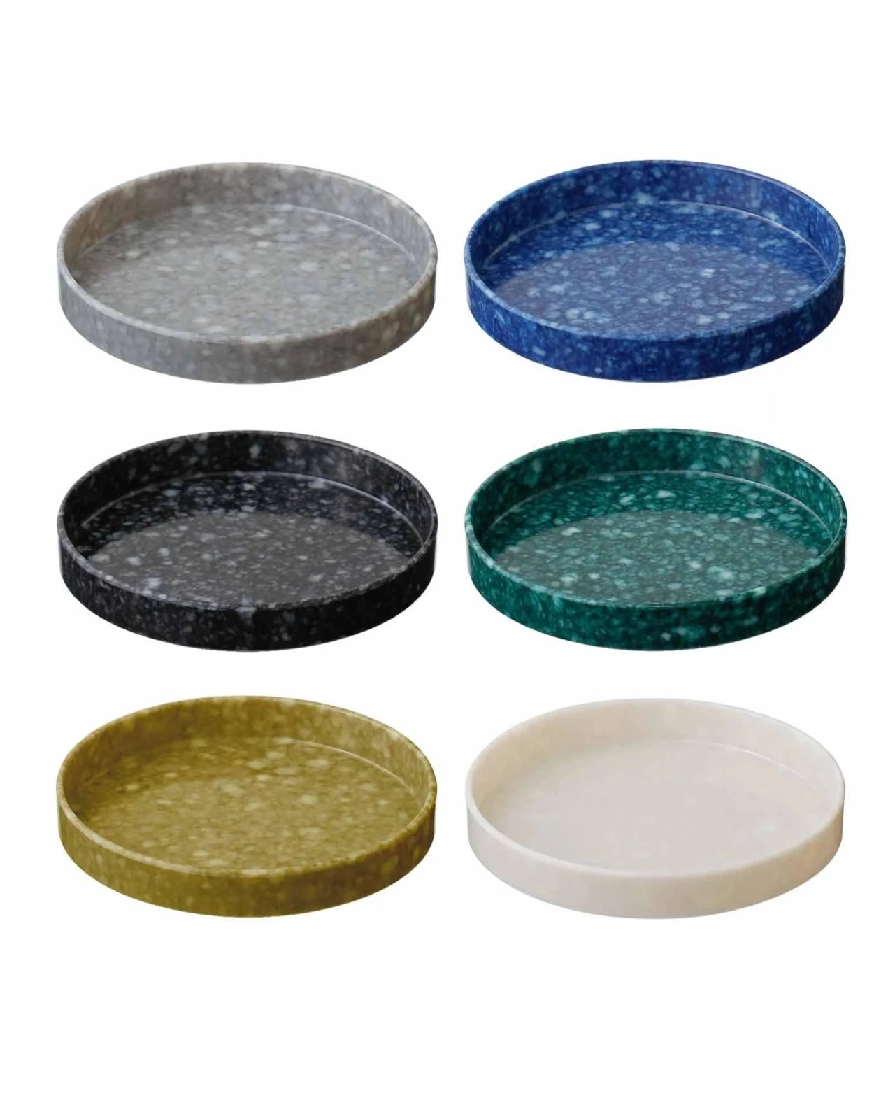 Penco - Runde Schreibtischablage • Dark Green - ROSA ECK