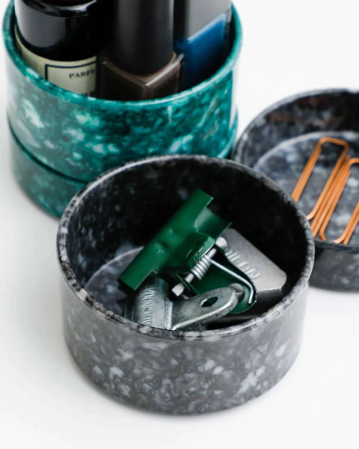 Penco - Stapelbare Ablageschale (M) • Dark Green - ROSA ECK