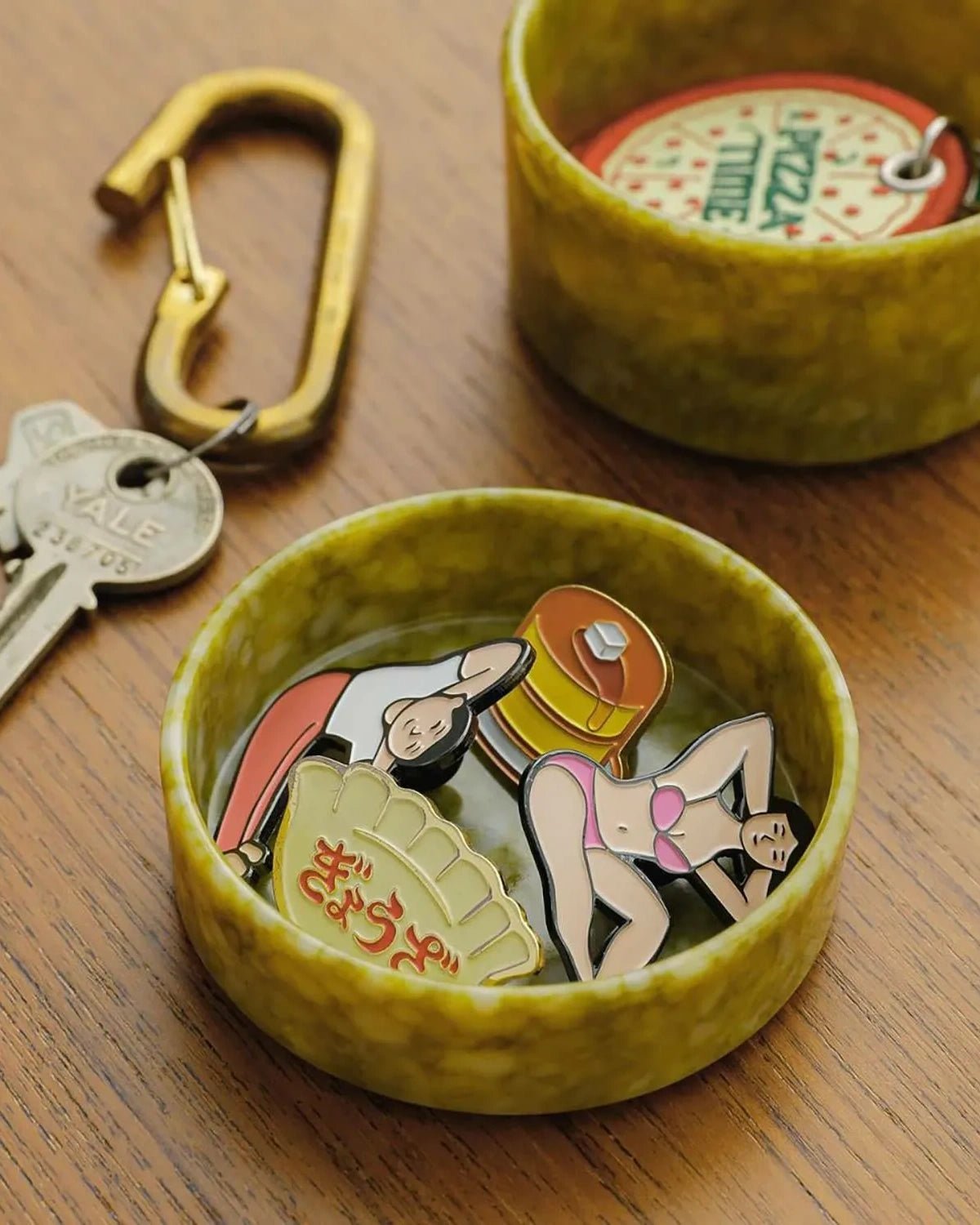 Penco - Stapelbare Ablageschale (S) • Mustard - ROSA ECK