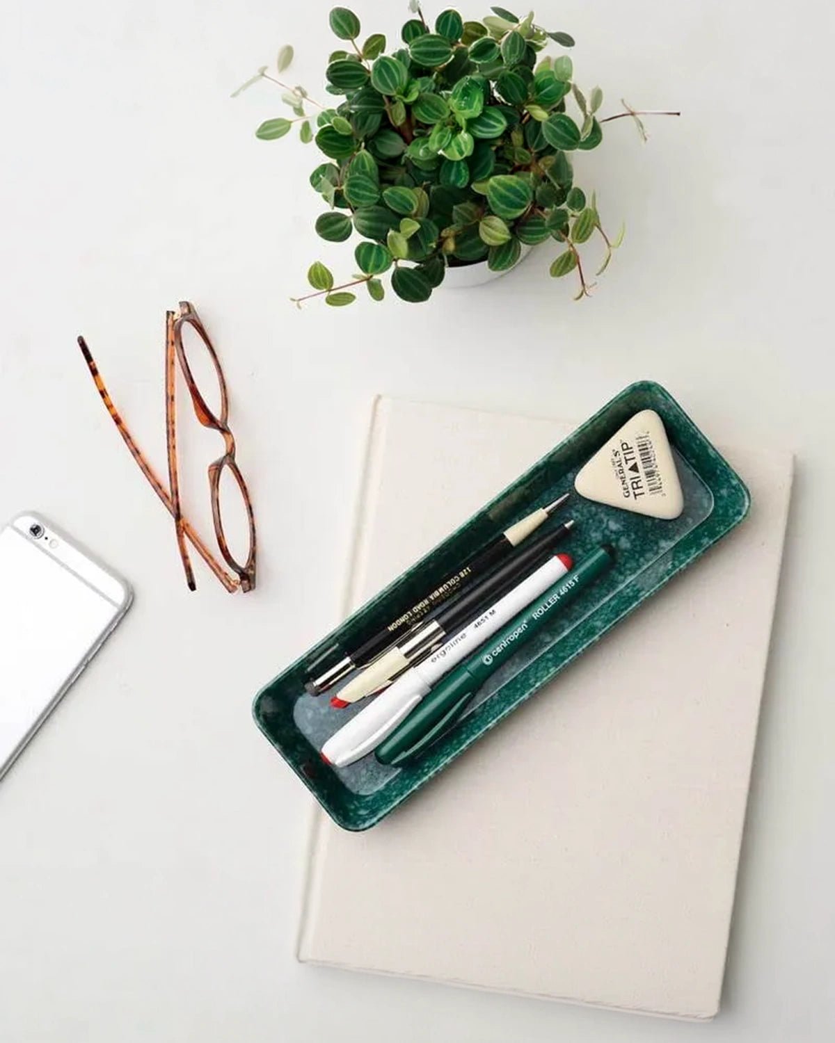 Penco - Stifteablage • Dark Green - ROSA ECK