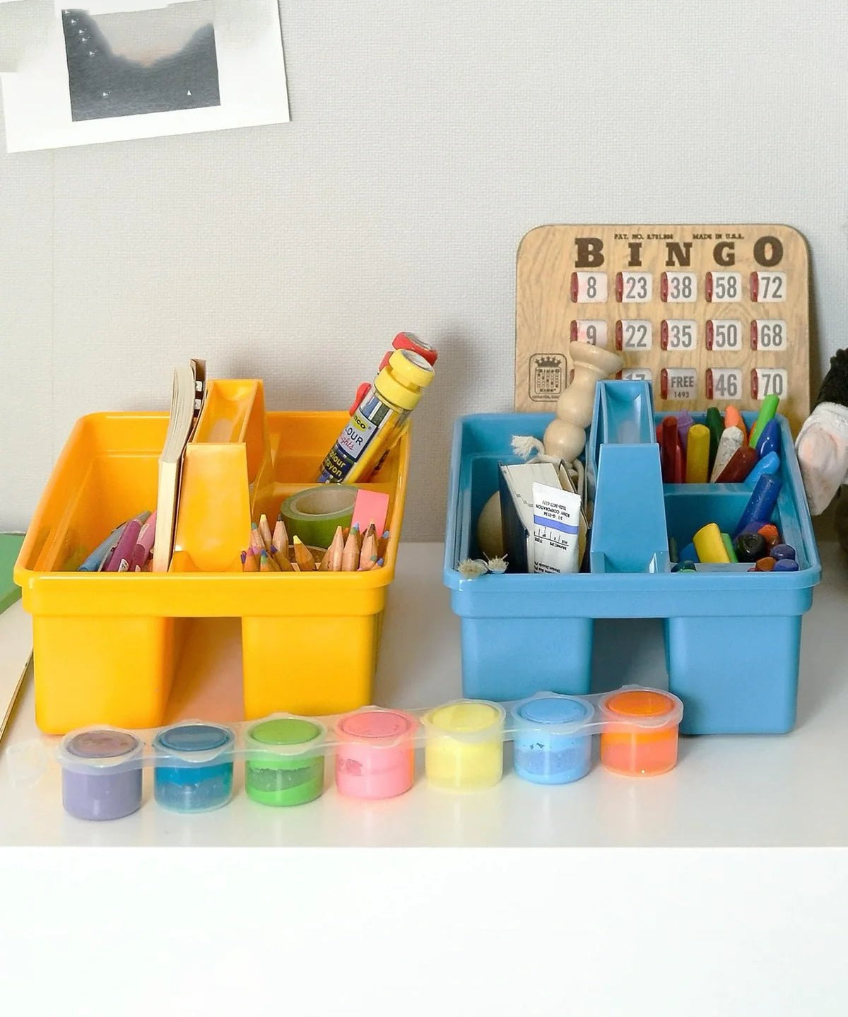 Penco - Storage Caddy (L) zur Aufbewahrung • Yellow - ROSA ECK