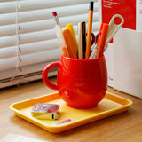 Retro-Diner Tablett (S) • Yellow