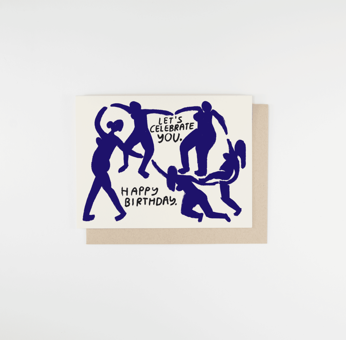 People I've Loved - LET'S CELEBRATE YOU Geburtstagskarte - ROSA ECK - Blau, ,