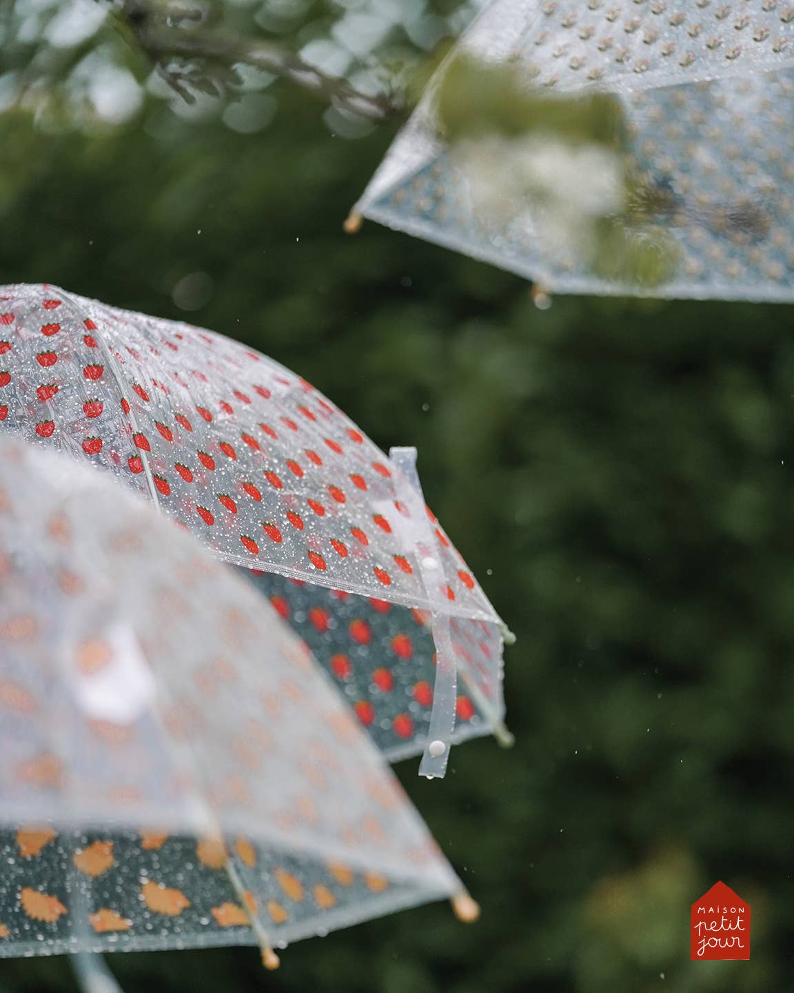 Petit Jour Paris - Kinder-Regenschirm • Blümchen - ROSA ECK