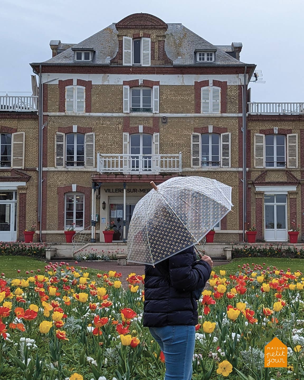 Petit Jour Paris - Kinder-Regenschirm • Blümchen - ROSA ECK