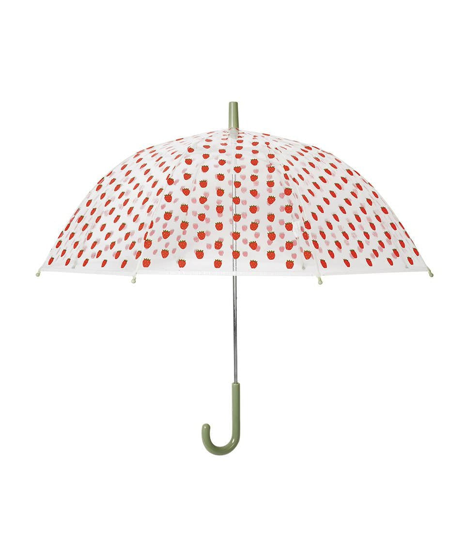Petit Jour Paris - Kinder-Regenschirm • Erdbeeren - ROSA ECK