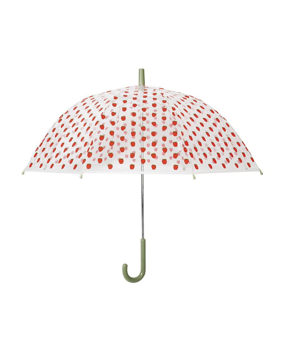 Petit Jour Paris - Kinder-Regenschirm • Erdbeeren - ROSA ECK